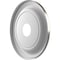 Ekena Millwork Traditional Thermoformed PVC Ceiling Medallion Fits Canopies up to 9 1/2-in., Aged Dark Steel CMP16TRCST - alternate 5